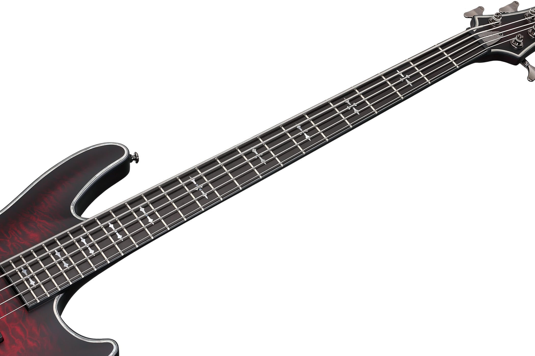 Schecter HR-EXTREME-5-CRBS Crimson Burst 5 String Bass with EMG 40TW Pickups 1919-SHC