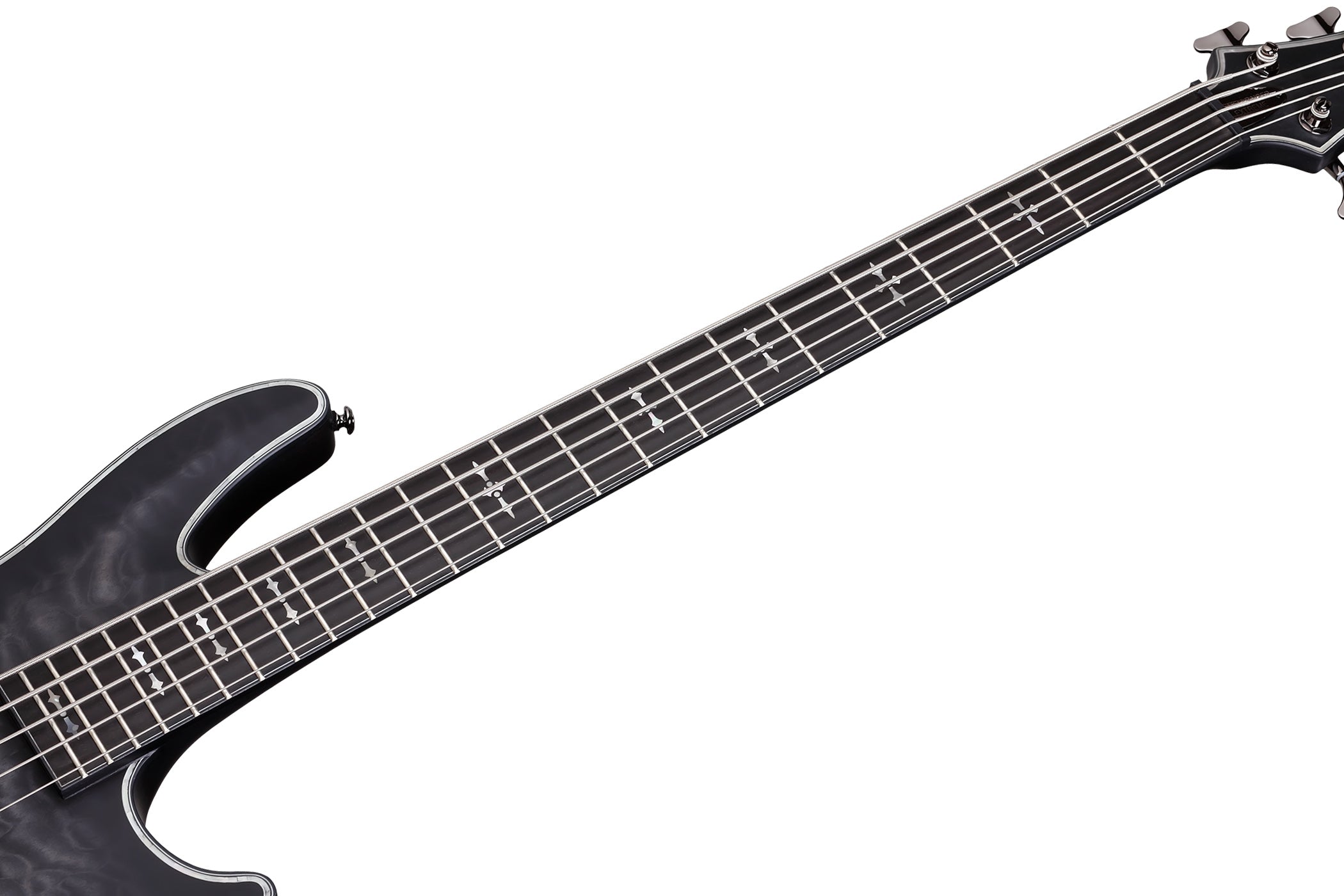 Schecter HR-EXTREME-5-STBLS See thru Black 5 String Bass with EMG 40TW Pickups 1918-SHC