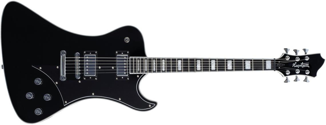 Hagstrom Fantomen all MAHOGANY Electric Guitar BLACK w/ set neck FANT-BLK