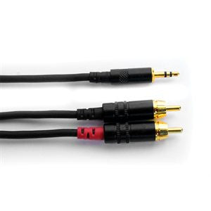 Digiflex HIN-1K-2RB-10 10ft Stereo 1/8'' to RCA Cable - L.A. Music - Canada's Favourite Music Store!