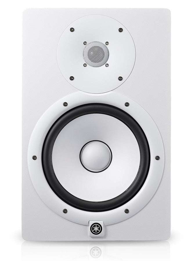 Yamaha HS8W 8'' Powered Studio Monitor White — Music