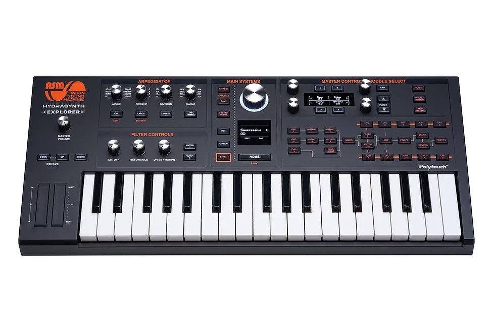 Ashun Ashun Sound Machine 37-Key Hydrasynth Explorer With Dual Wave Mutators ...