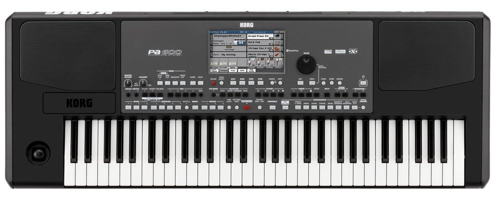Korg 61-key arranger with Color Touchview,speakers,USB - L.A. Music - Canada's Favourite Music Store!