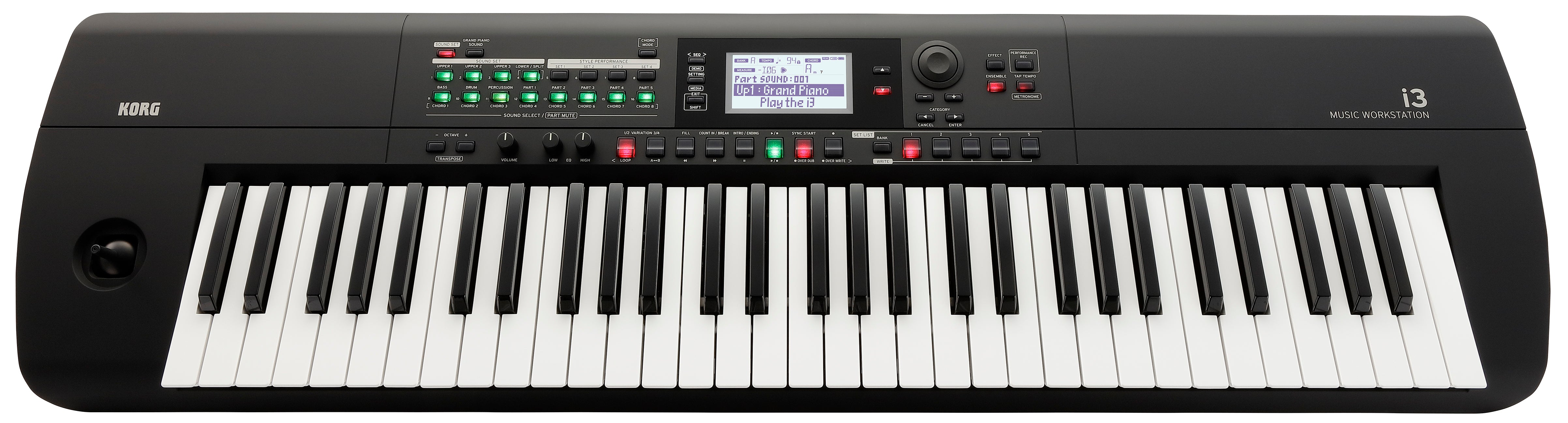 Korg 61-Key Interactive Workstation With Backing Tracks 64 Note Poly And Sequencer I3MB