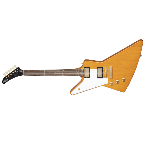 Epiphone Inspired by Gibson Custom Shop LEFT HANDED 1958 Korina Explorer IGCKEXWANAGHLH