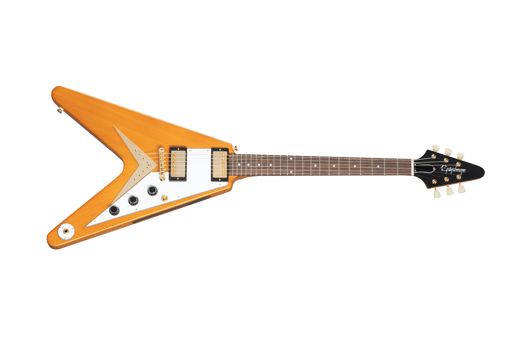 Epiphone Inspired by Custom Shop 1958 Korina Flying V IGCKFVWANAGH