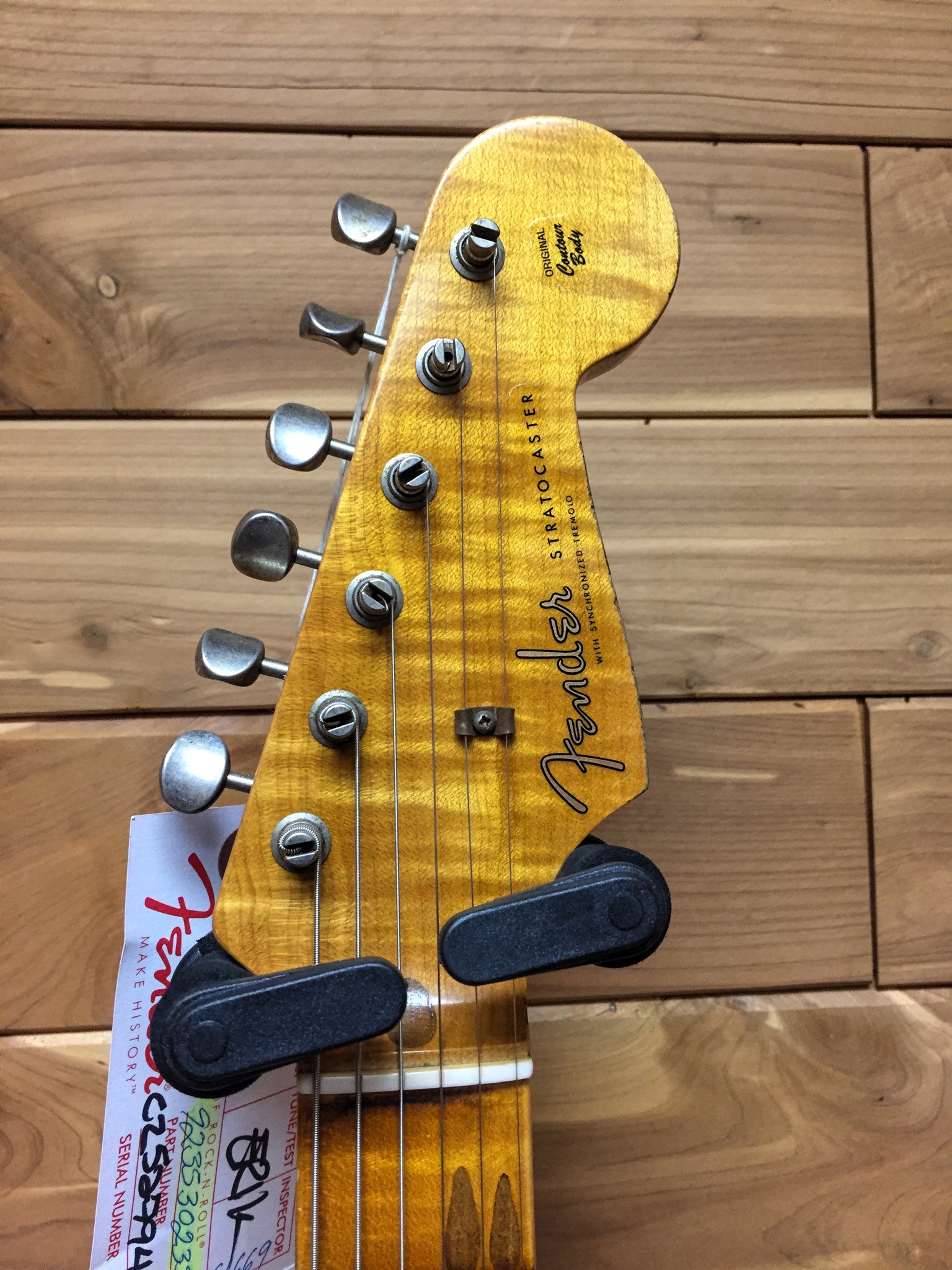 Fender Custom Shop Limited Edition 1957 Stratocaster Heavy Relic Sea Foam Green Over Paisley 9235302357 - L.A. Music - Canada's Favourite Music Store!