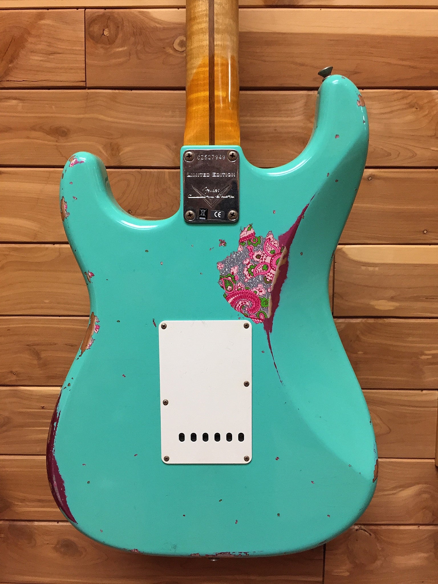 Fender Custom Shop Limited Edition 1957 Stratocaster Heavy Relic Sea Foam Green Over Paisley 9235302357 - L.A. Music - Canada's Favourite Music Store!