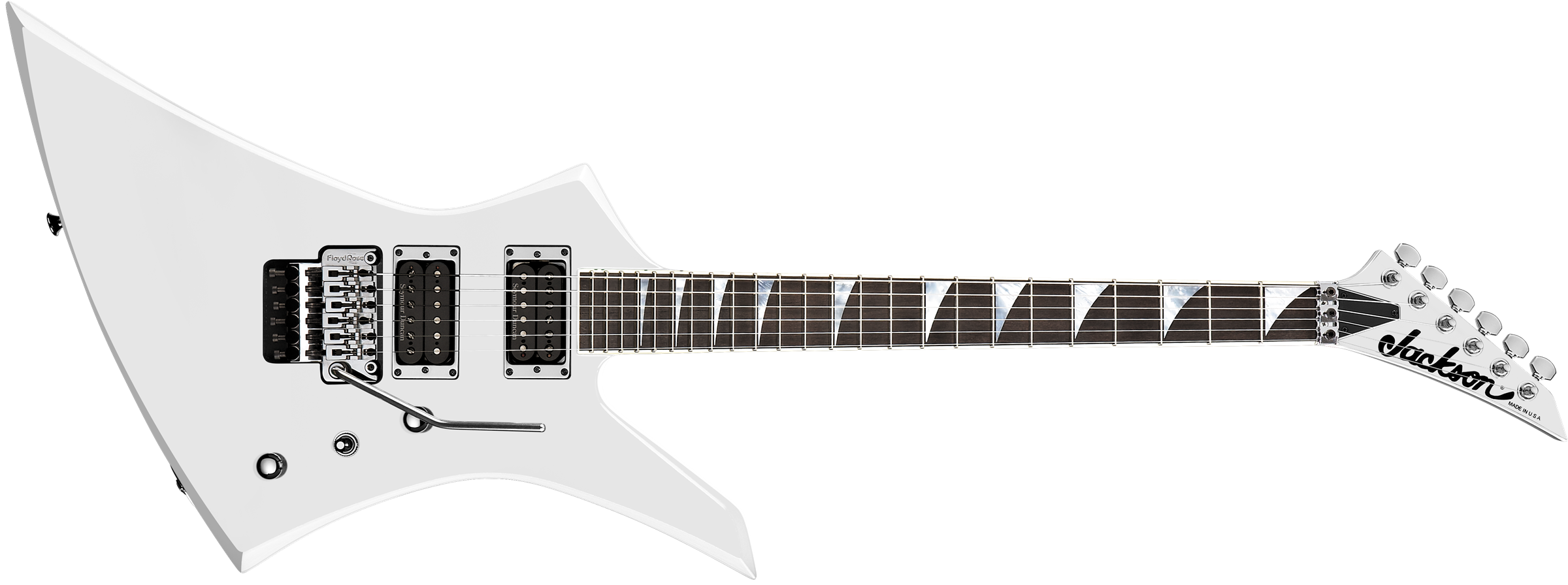 Jackson USA KE2 Kelly Ebony Fretboard, Snow White 2803030876