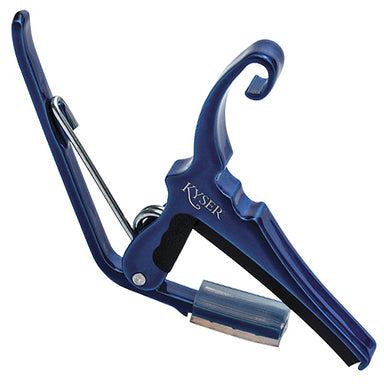 Kyser Quick Change Capo for Acoustic Guitar, Blue KG6UA