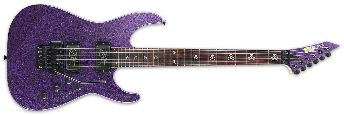 ESP LTD KH-2 KIRK HAMMETT PURPLE SPARKLE MADE IN JAPAN