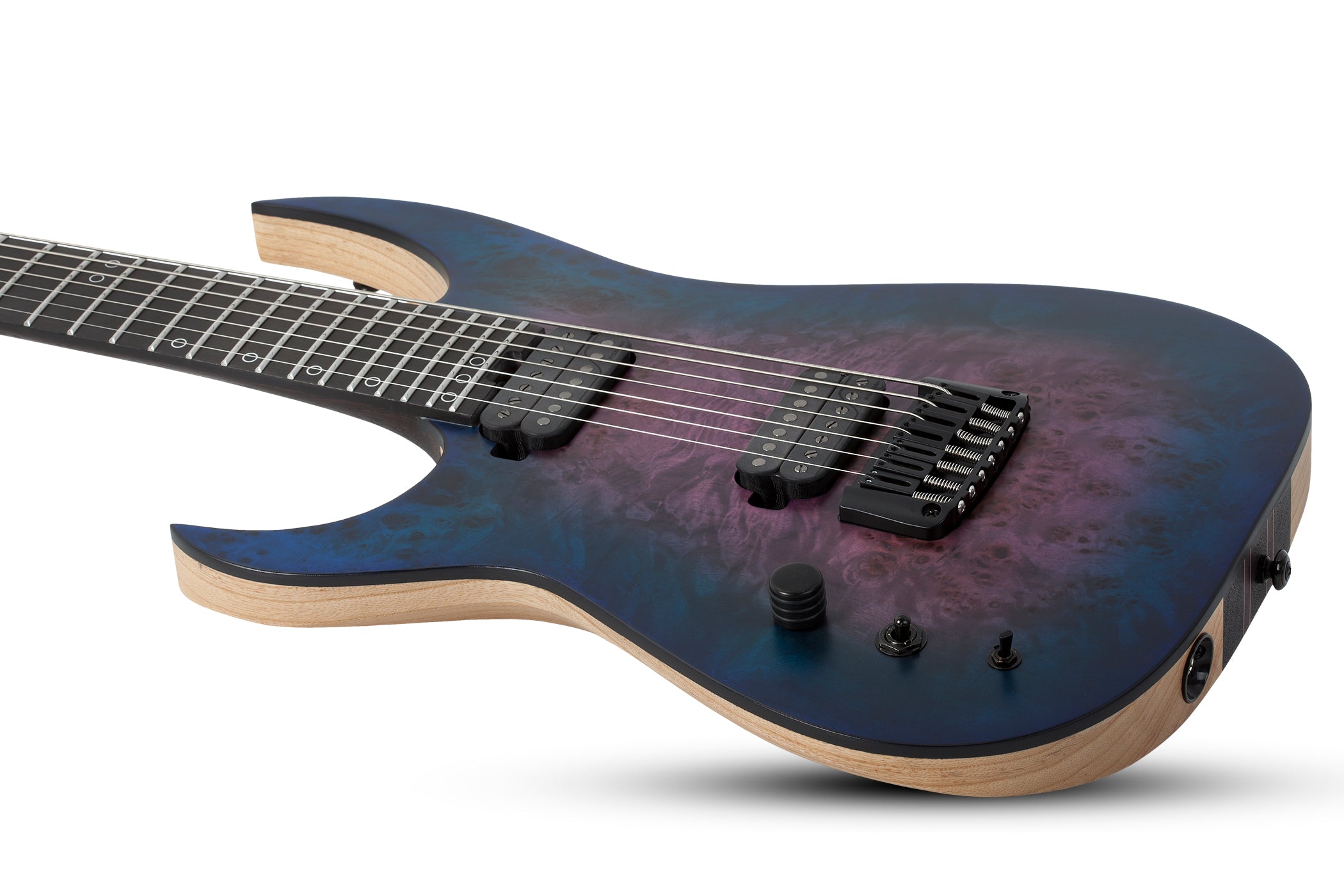 Schecter Keith Merrow KM-7 MK-III Left Handed Electric Guitar Blue Crimson 305-SHC