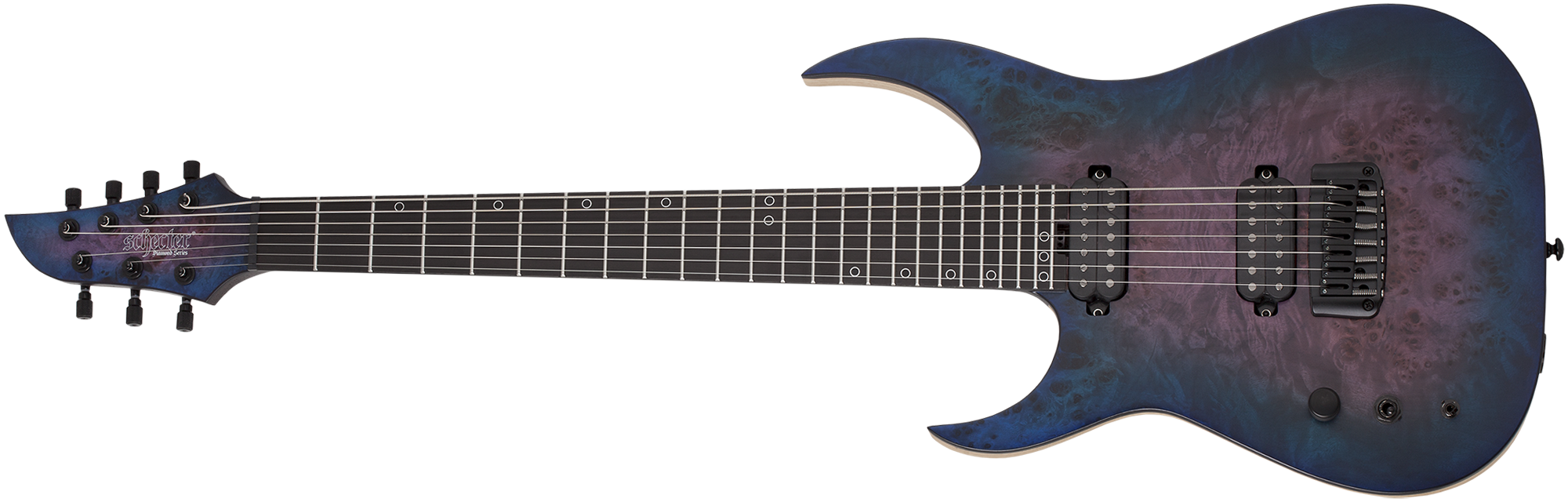 Schecter Keith Merrow KM-7 MK-III Left Handed Electric Guitar Blue Crimson 305-SHC
