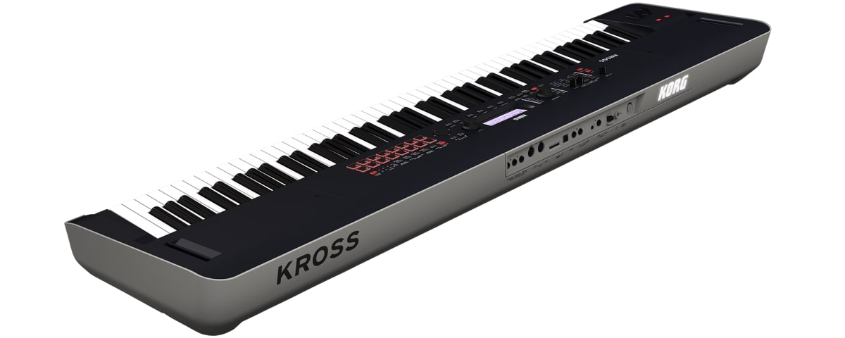 Korg 88-key Synthesizer Workstation, Matte Black KROSS288MB