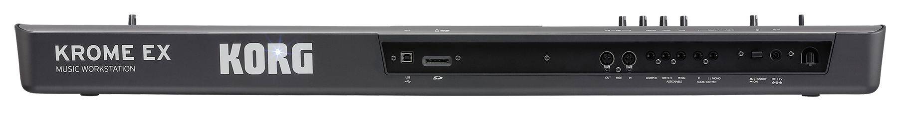 Korg 4Gb Kronos Based 61-Key Workstation,Color Touchview Usb KROME61EX