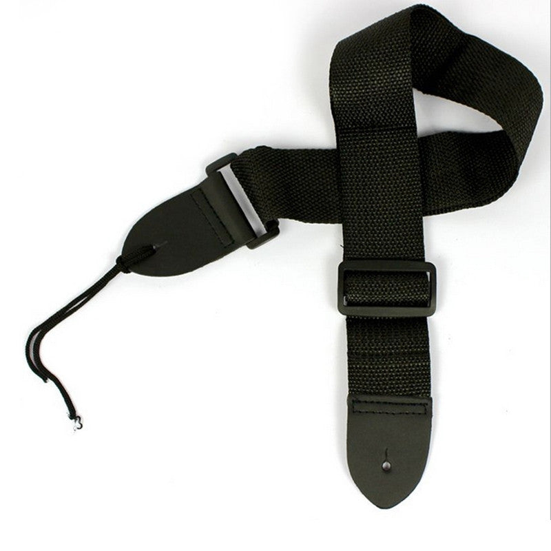 L.A. Music Nylon Adjustable Full size Guitar Strap Black - L.A. Music - Canada's Favourite Music Store!