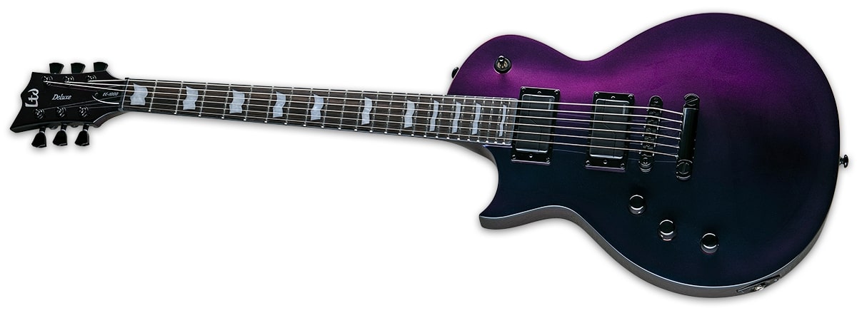 ESP LTD EC-1000 Left Handed Electric Guitar Violet Andromeda LEC1000VLANDLH