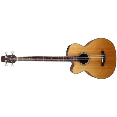 Takamine 4-String Acoustic-Electric Bass Guitar Left-Handed Acoustic Bass Natural GB30CELH-NAT