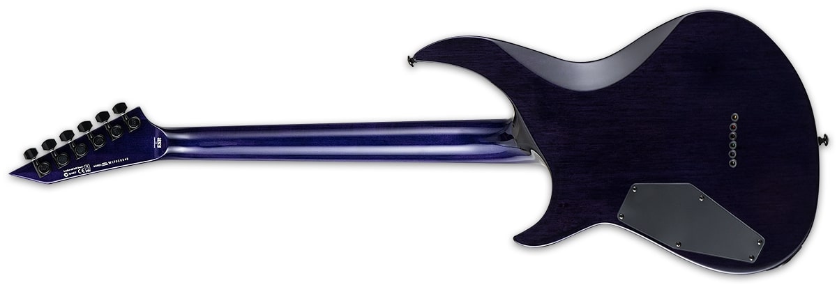 ESP LTD H3-1000 Electric Guitar in See Thru Purple Finish LH31000FMSTPSB
