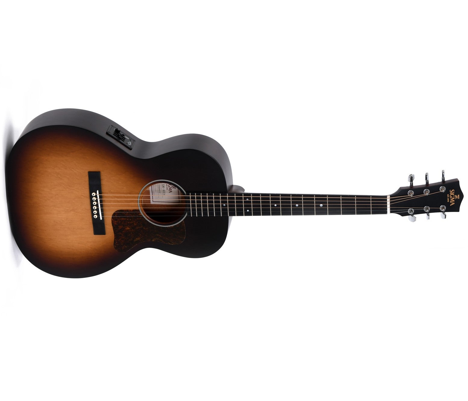 Sigma Guitars Electric Acoustic Guitar in Satin Sunburst LM-SGE+