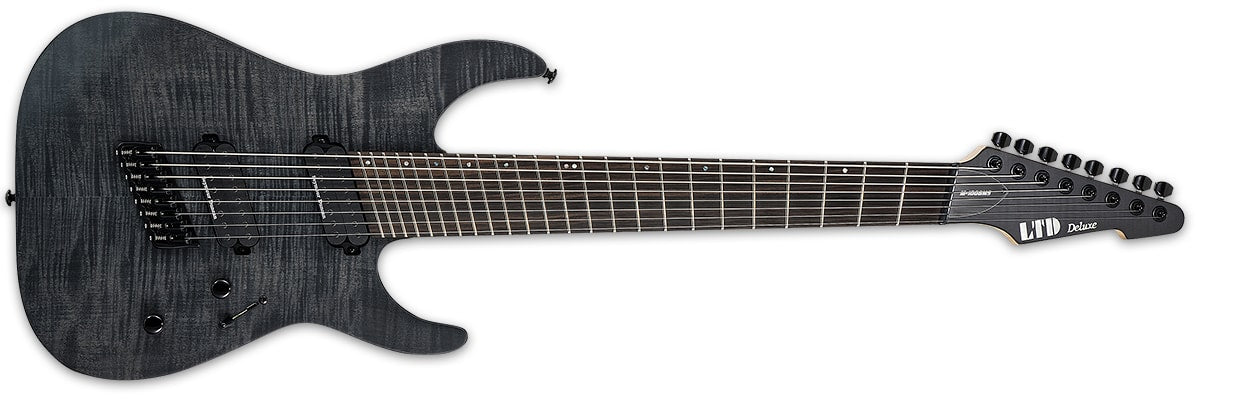 ESP LTD Multi-scale 8 string electric guitar LM1008MSSTBLKS