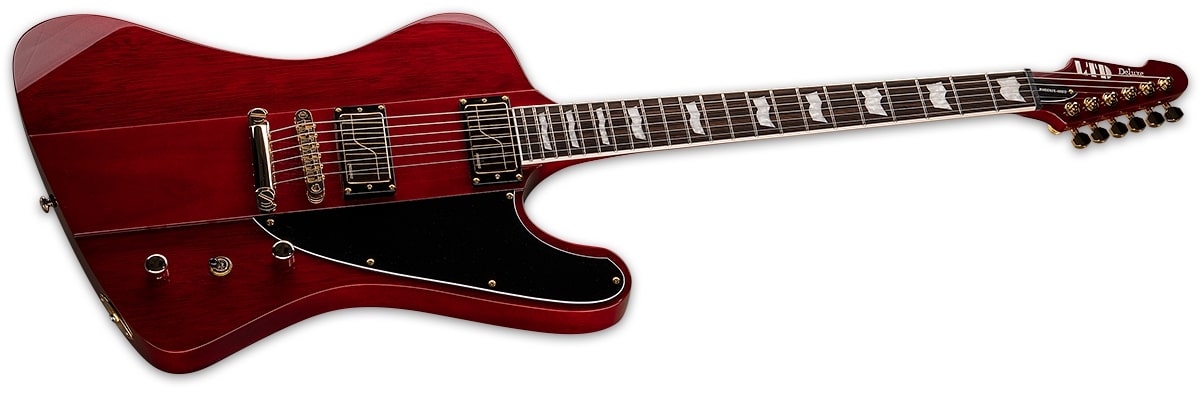 ESP Phoenix-1000 Electric Guitar, See Thru Black Cherry LPHOENIX1000STBC