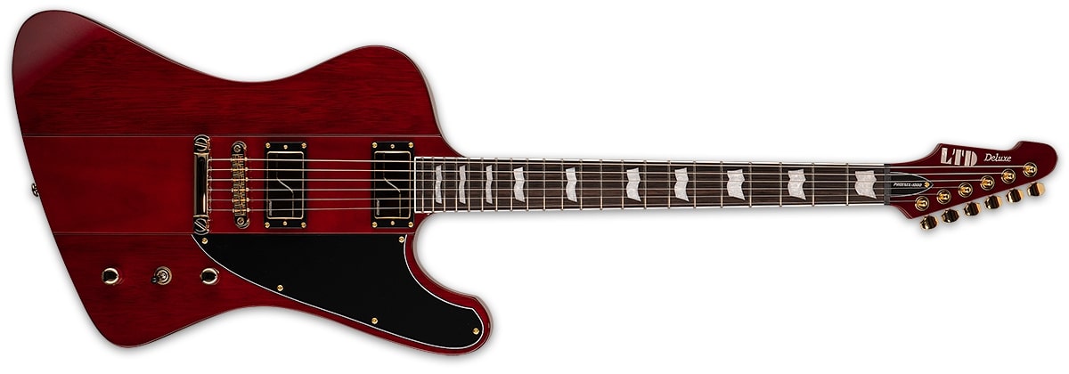 ESP Phoenix-1000 Electric Guitar, See Thru Black Cherry LPHOENIX1000STBC