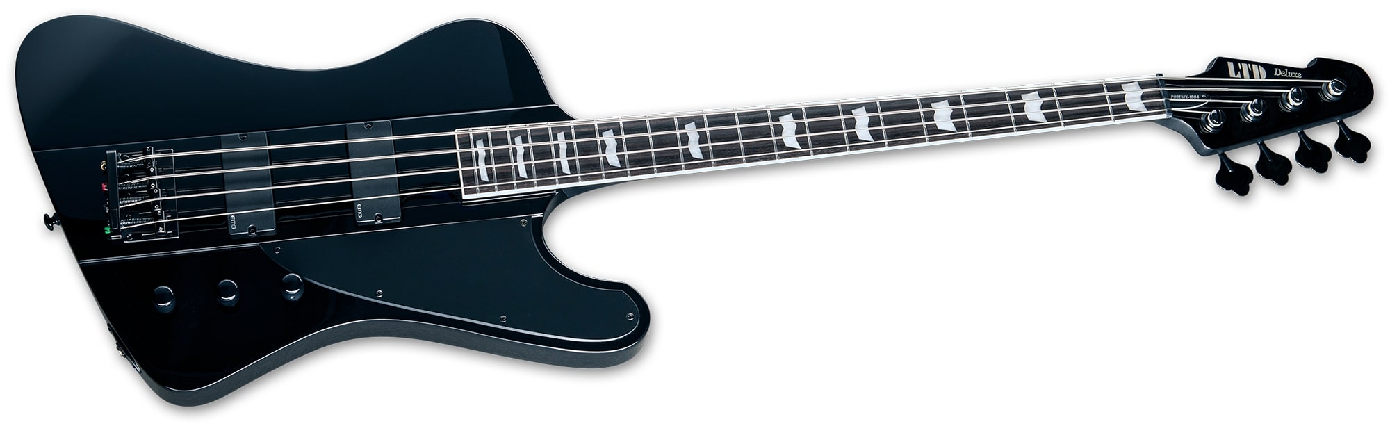 ESP LTD Phoenix-1004 4 String Electric Bass, Black LPHOENIX1004BLK