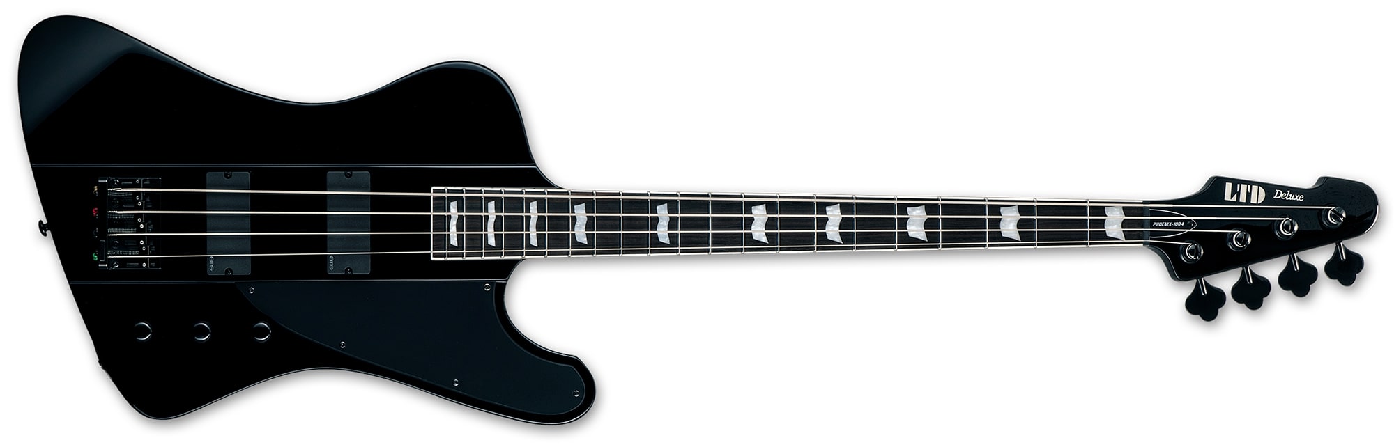 ESP LTD Phoenix-1004 4 String Electric Bass, Black LPHOENIX1004BLK