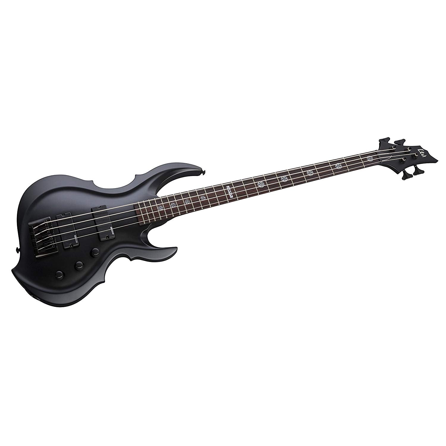 ESP LTD Tom Araya Signature Series FRX Electric Bass Black Satin LTA204FRXBLKS