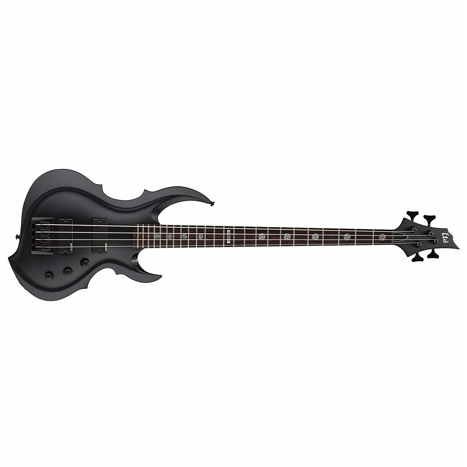 ESP LTD Tom Araya Signature Series FRX Electric Bass Black Satin LTA204FRXBLKS