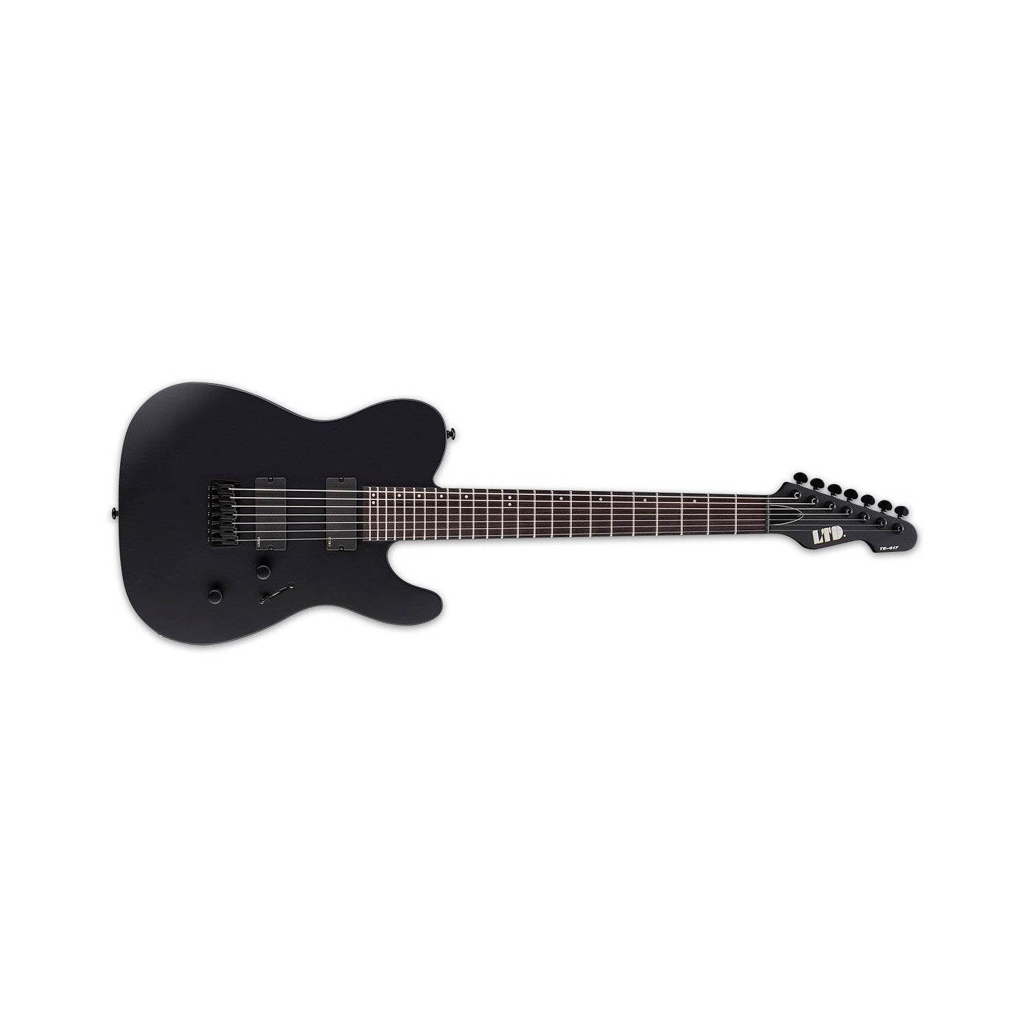 ESP LTD Solid-Body Electric Guitar Black Satin LTE417BLKS