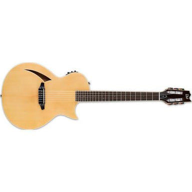 ESP LTD Thinline Series TL-6N Nylon-String Acoustic/Electric Guitar (Natural Gloss) Item ID: LTL6NNAT