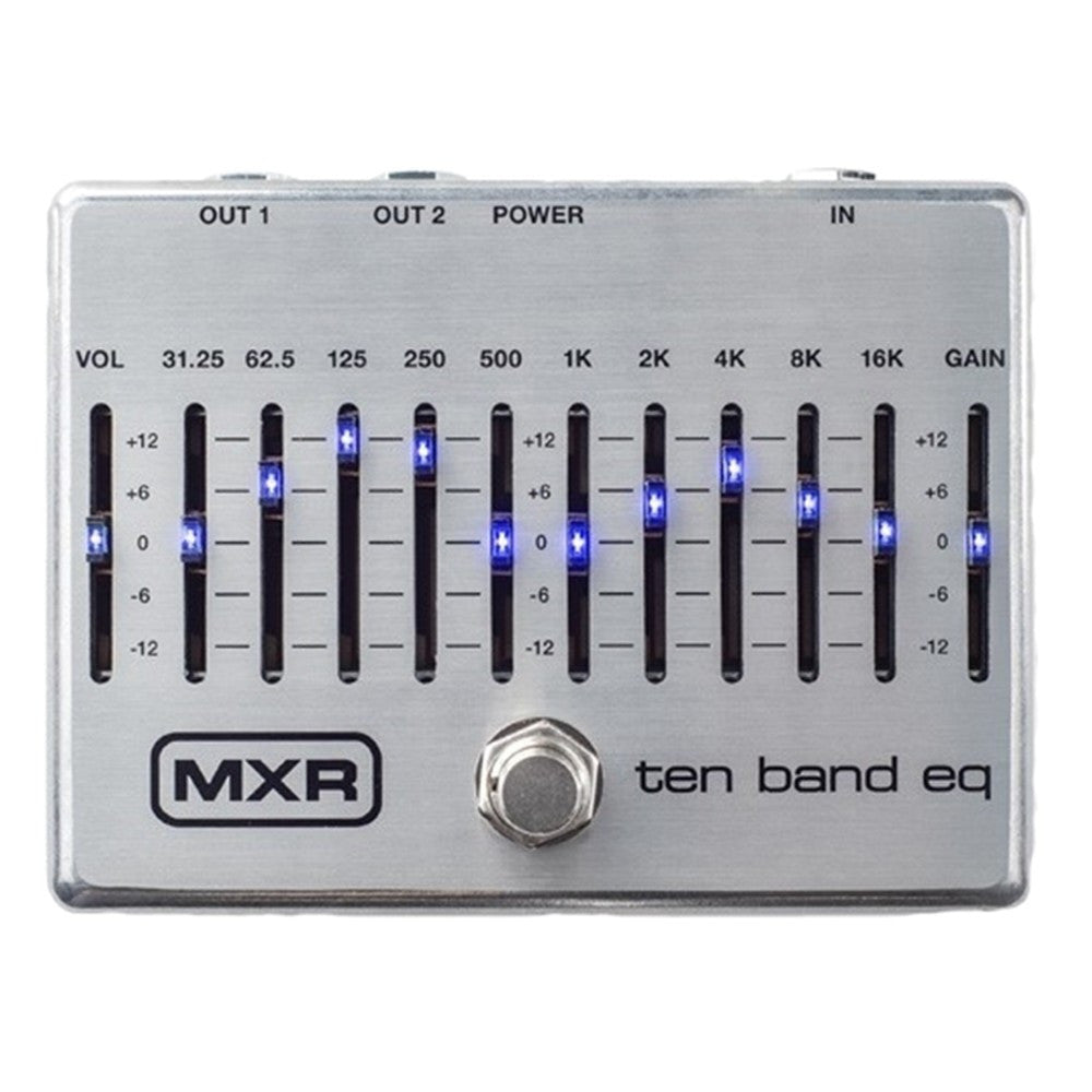 ギター MXR M108S 10 ten Band Graphic EQ MXR M108S 10 Band EQ Pedal