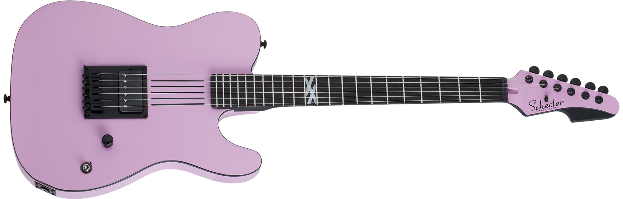 Schecter Machine Gun Kelly Signature PT Electric Guitar Tickets To My Downfall Pink 85-SHC