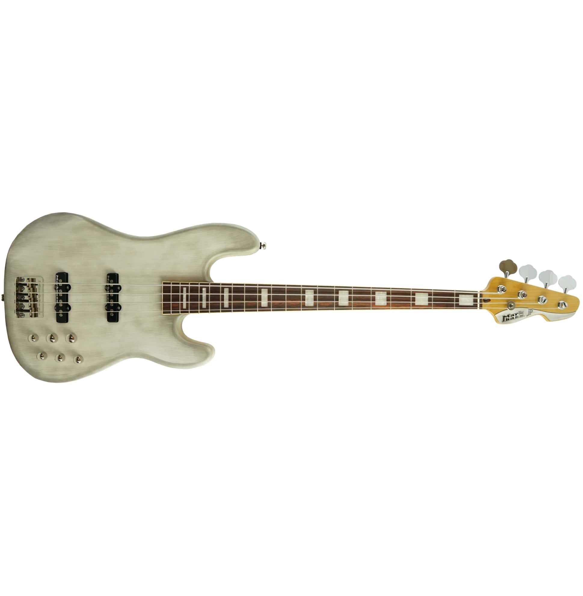 Markbass 4-String JF1 Series Rosewood Electric Bass With Bag, Old White MB-JF1-OLDWHITE-4-CR-RW