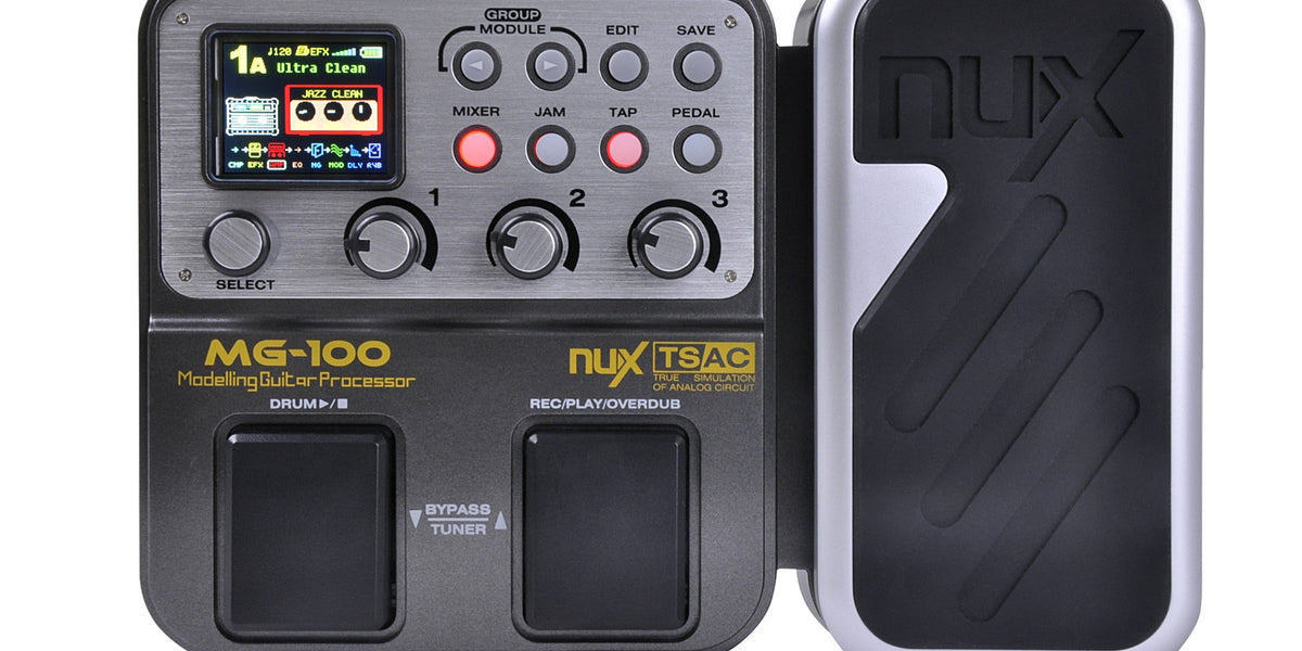 NUX Electric Guitar Multi-Effects Pedal Processor MG-100 — L.A. Music