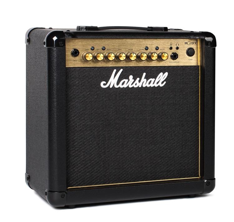 Marshall MG15GFX MG 15 Watt Amplifier 4 Channel, 8 inch Speaker Line in, Digital FX