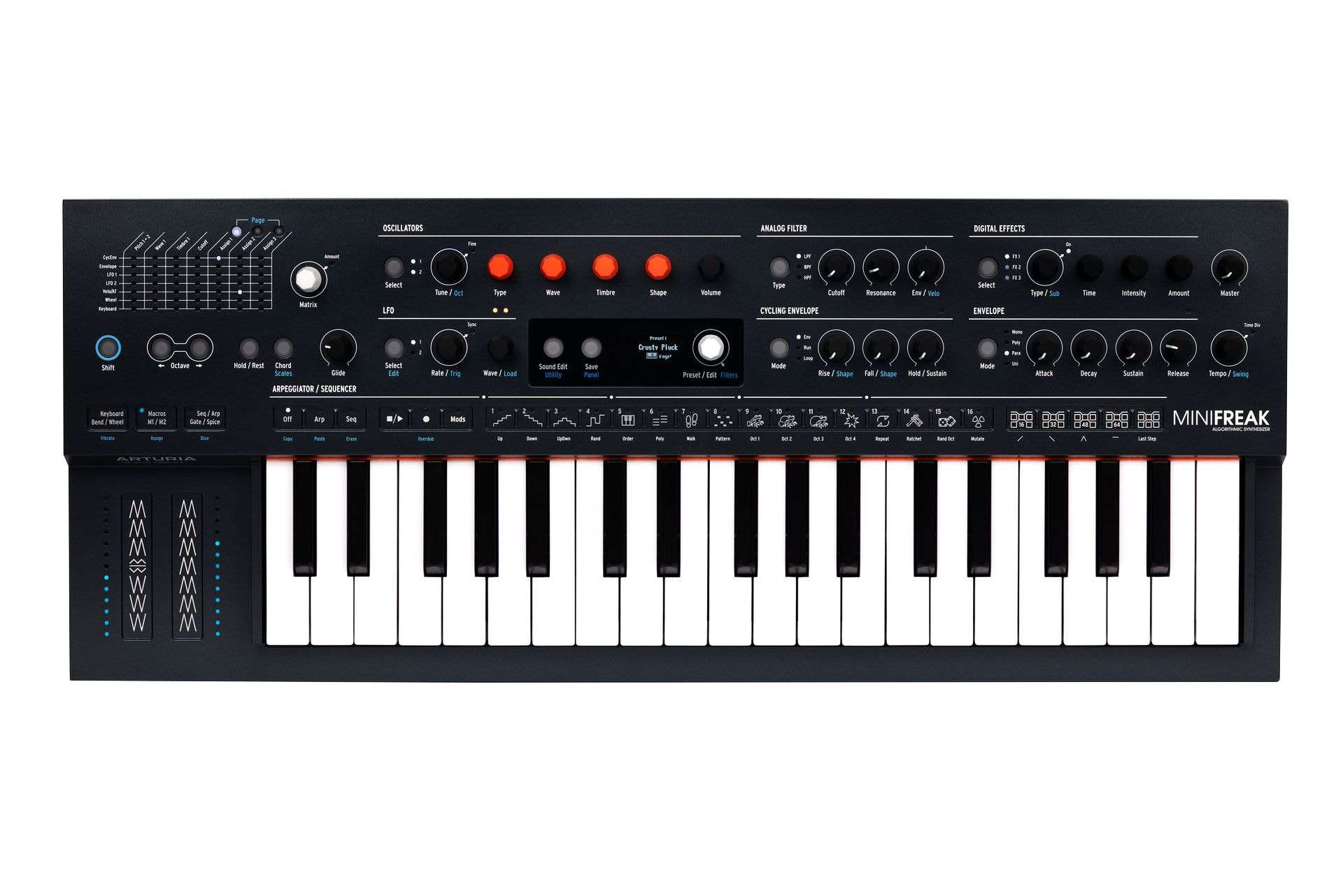 Arturia 37-Key Polyphonic Hybrid Keyboard Synthesizer MINIFREAK