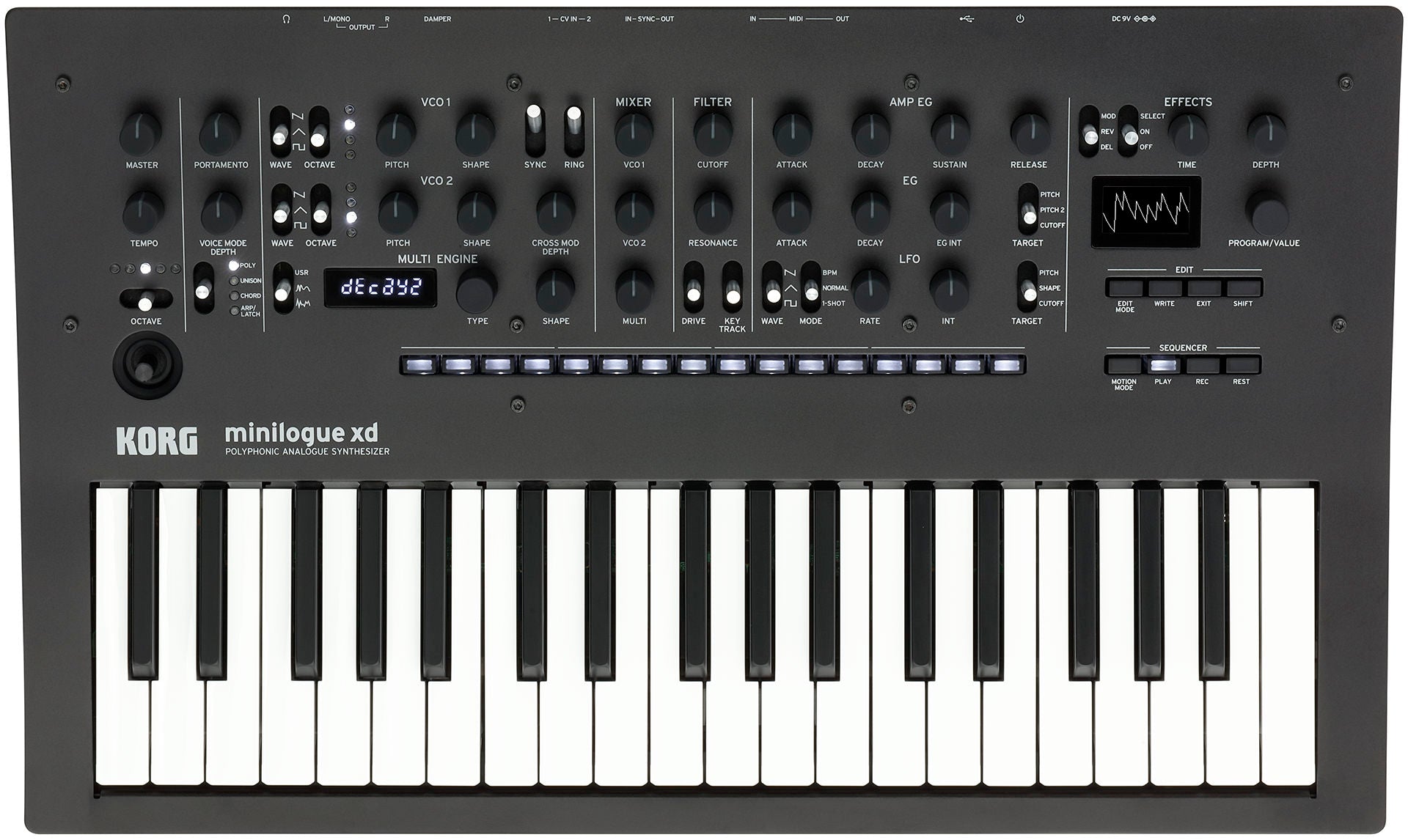 Korg Mini Analog Synth With Prologue Monologue Added Features MINILOGUEXD