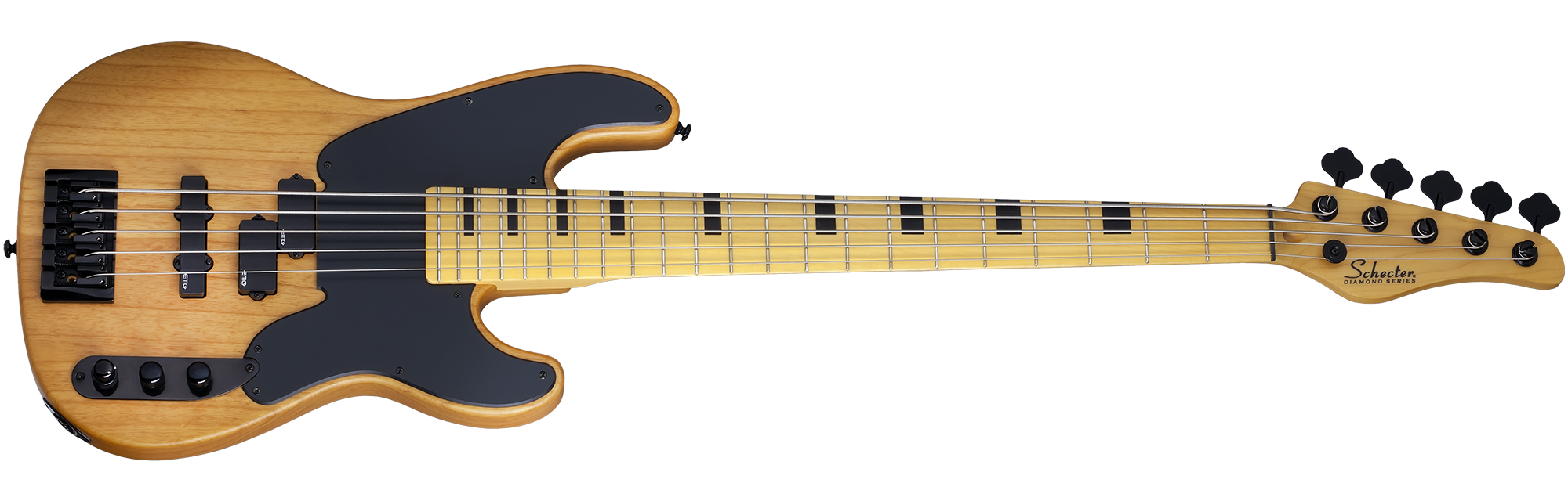 Schecter MODEL-T-SESSION-5-ANS 5 String Bass Aged Natural