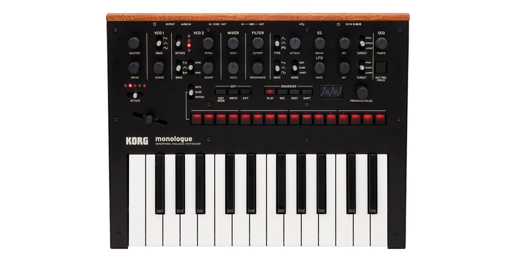 Korg Monologue Monophonic Analog Synthesizer Black MONOLOGUEBK