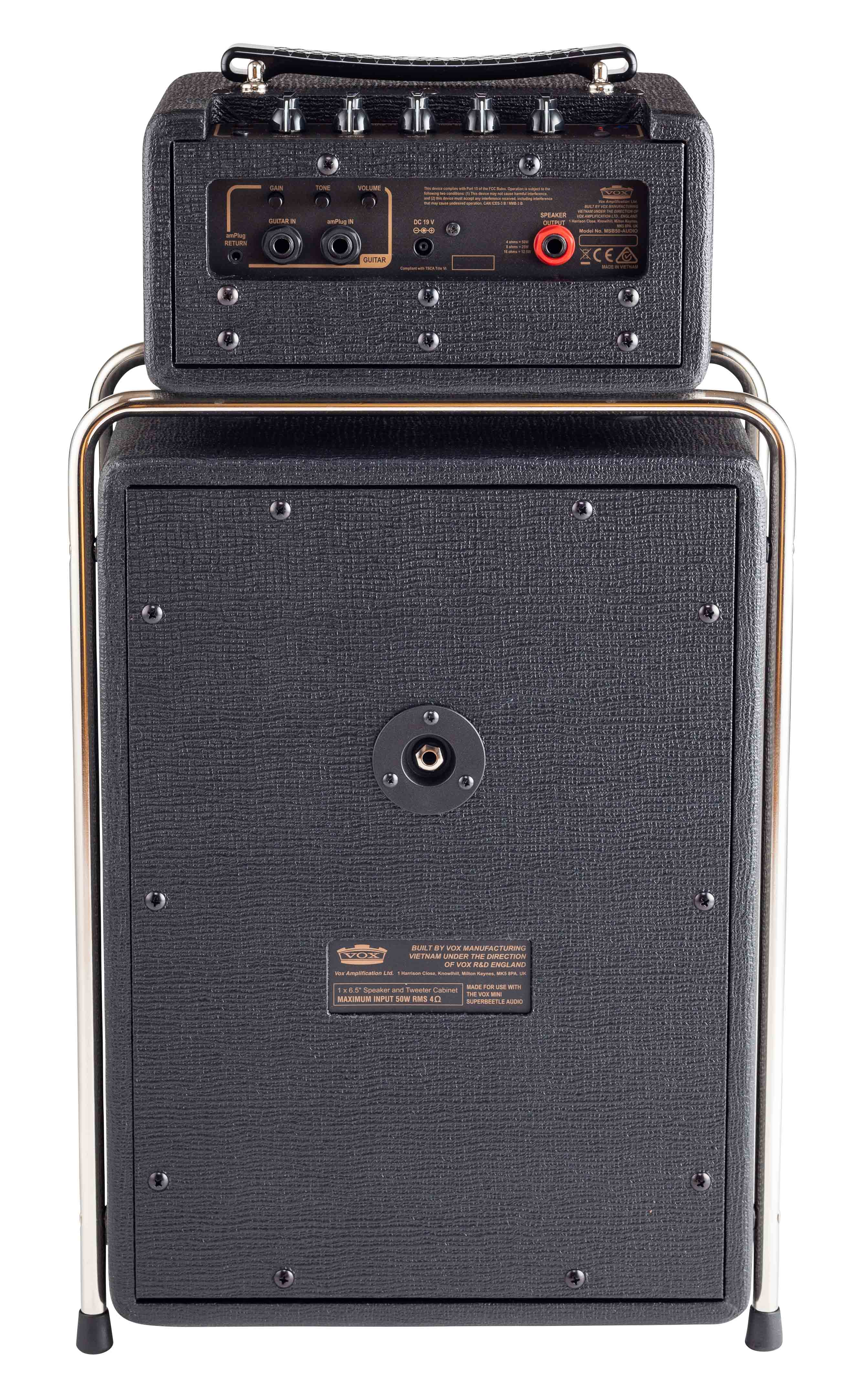 Vox Mini Super Beatle Bluetooth Speaker and Amp Black MSB50AUDIOBK