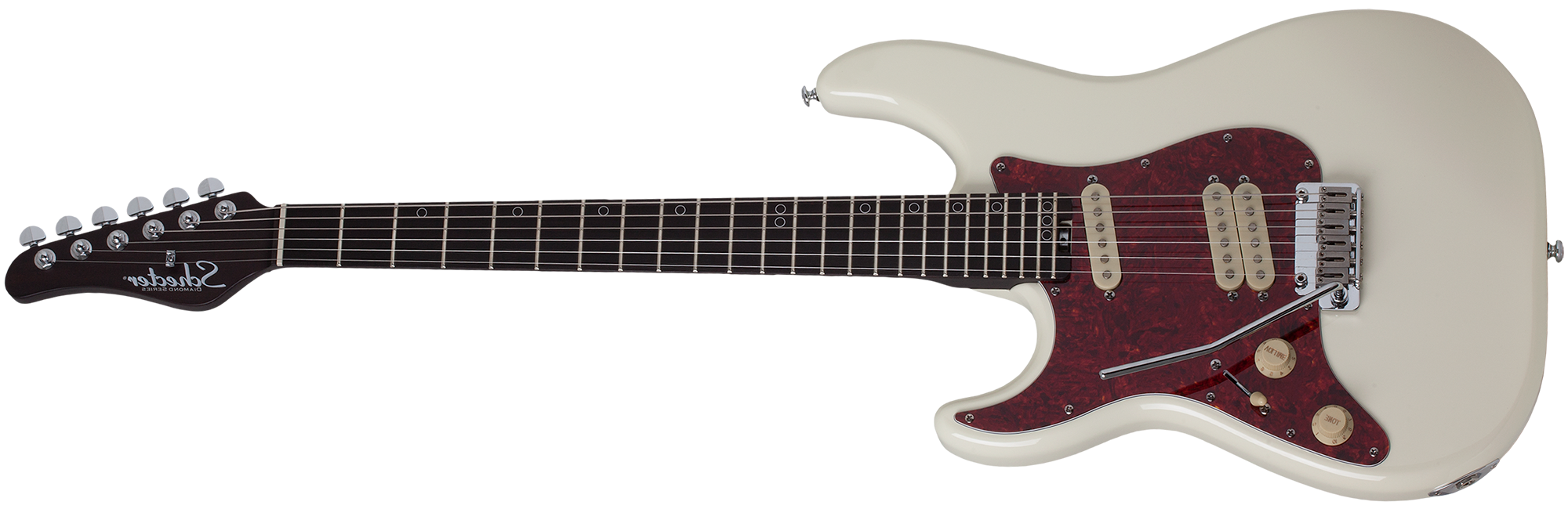 SCHECTER LEFT HANDED MULTIVOICE MV-6 Olympic White 4204-SHC