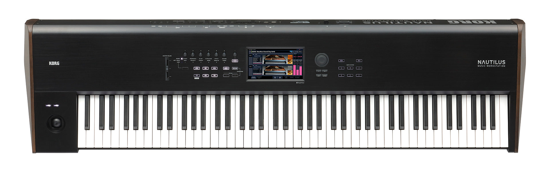 Korg 88 Key Digital Performance Workstation, Black NAUTILUS88