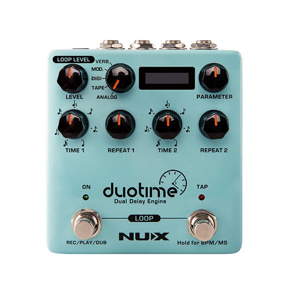 NUX Duotime Dual Delay Pedal NDD-6