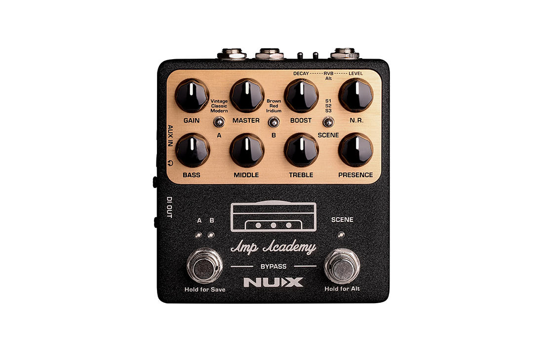 NUX Amp Academy Stomp-Box Amp Modeler Pedal NGS-6