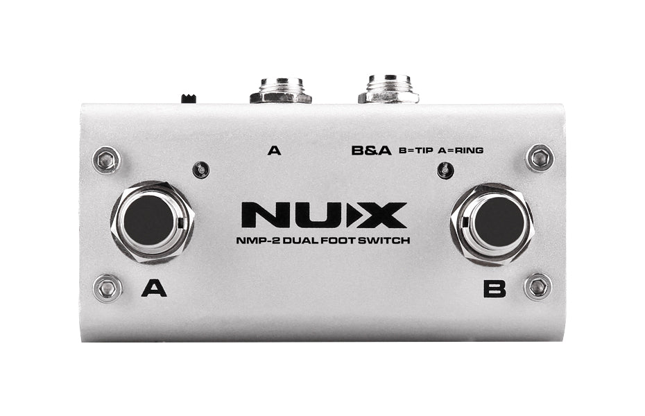 NUX Dual Footswitch For Keyboard, Modules And Effect Pedals NMP-2