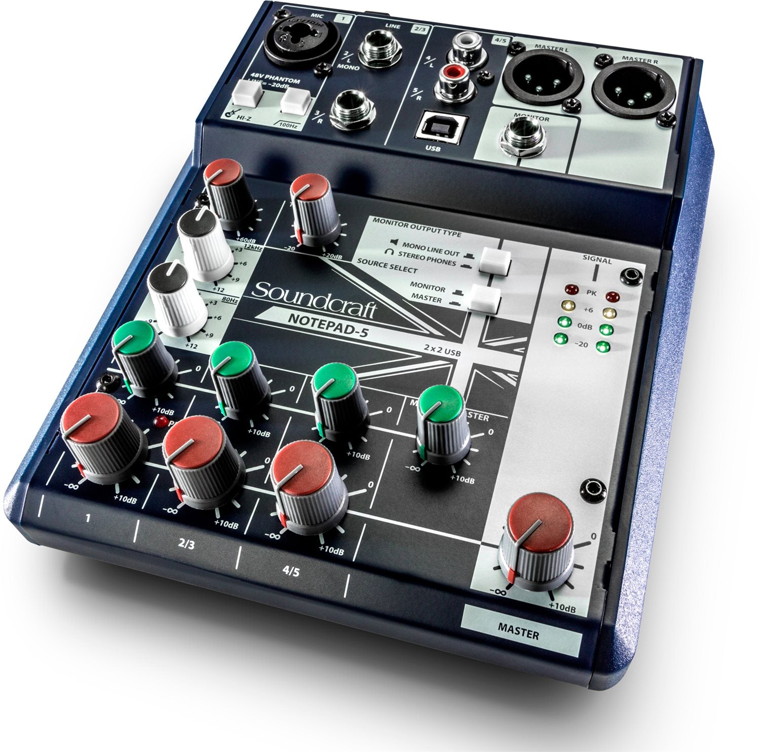 SOUNDCRAFT NOTEPAD-5 5-CHANNEL MIXER