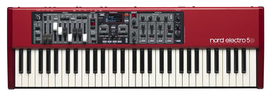Nord Electro5 61 with semi-weighted waterfall action and drawbars ELECTRO5D61 - L.A. Music - Canada's Favourite Music Store!
